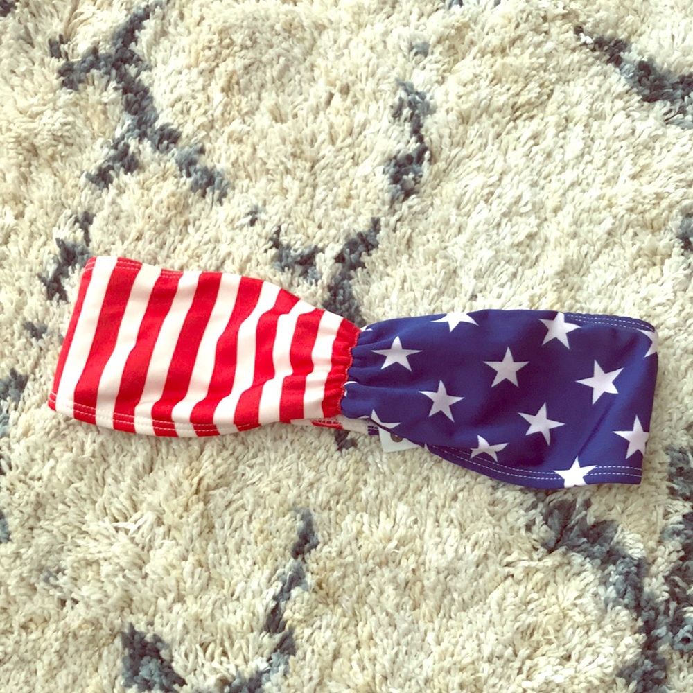 American Flag Bandeau - American Apparel